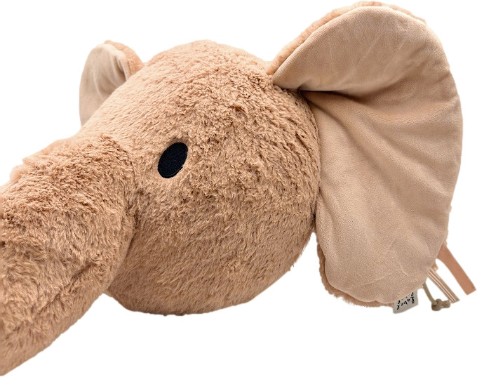 Label Label Elephant Elly Nougat Muurdecoratie