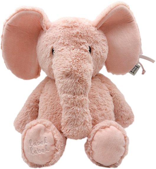 Label Label Elephant Elly Roze 34 cm Knuffel