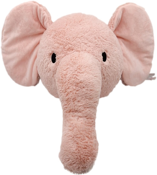 Label Label Elephant Elly Roze Muurdecoratie