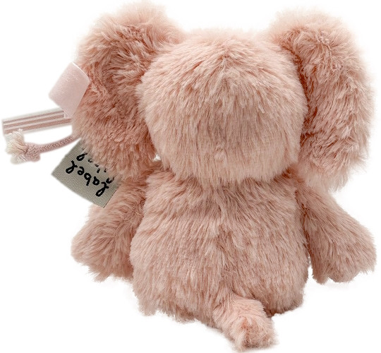 Label Label Elephant Elly Roze 15 cm Knuffel