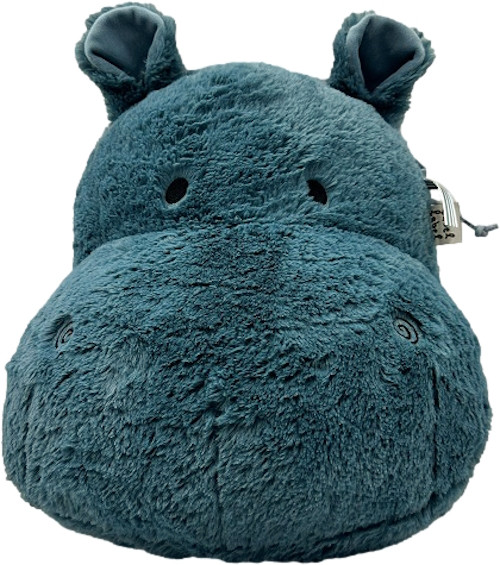 Label Label Hippo Harvey Blauw Muurdecoratie