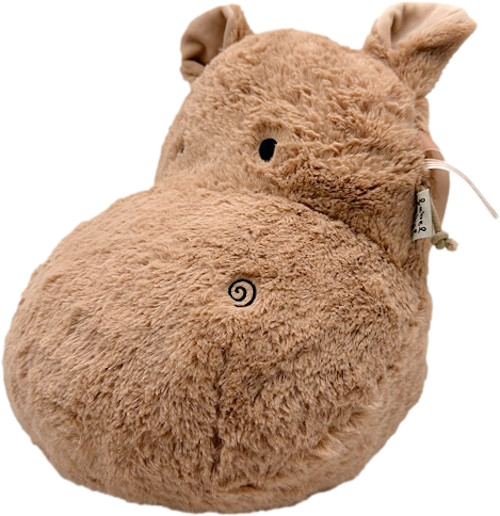 Label Label Hippo Harvey Nougat Muurdecoratie