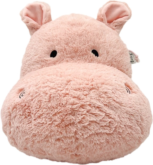 Label Label Hippo Harvey Roze Muurdecoratie