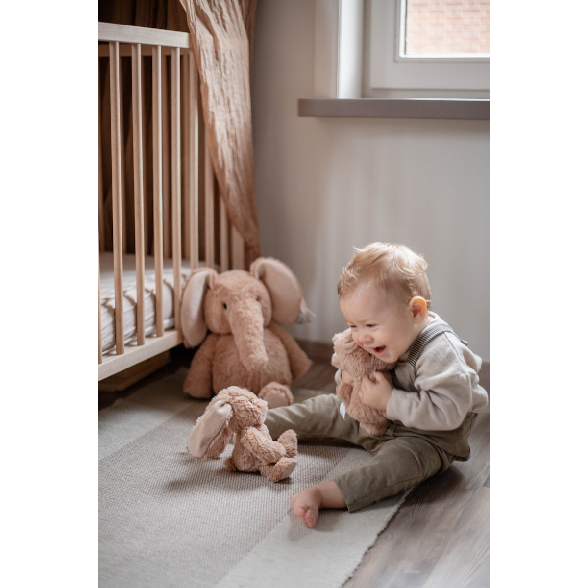 Label Label Rabbit Rosa Nougat 15 cm Knuffel