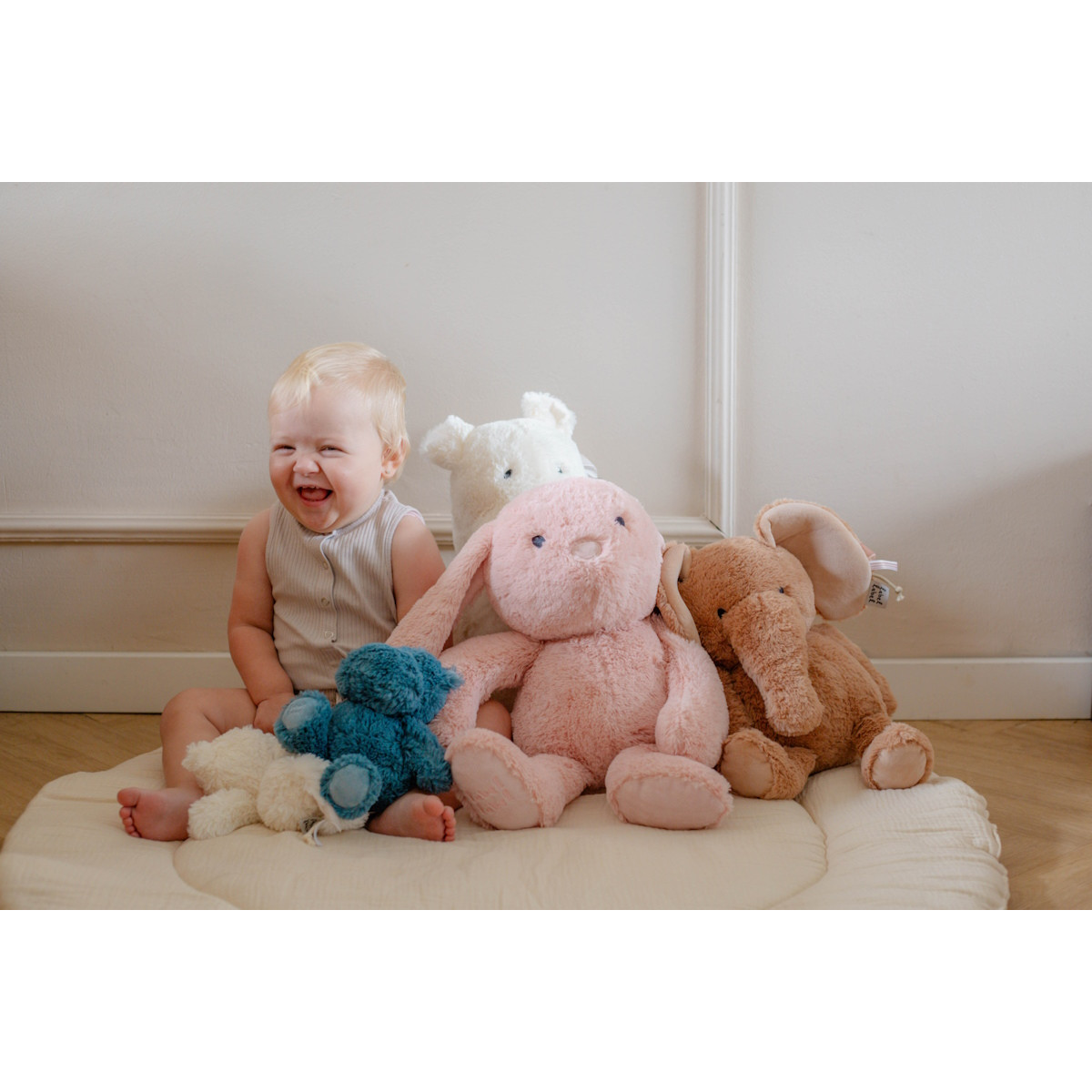 Label Label Rabbit Rosa Roze 34 cm Knuffel