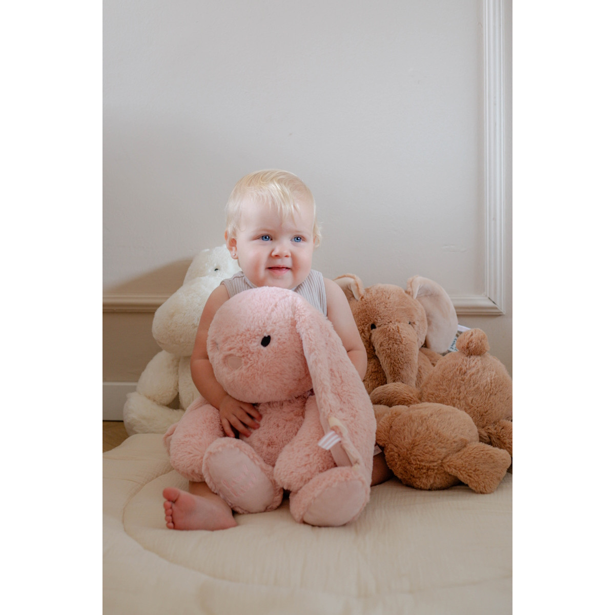 Label Label Rabbit Rosa Roze 34 cm Knuffel