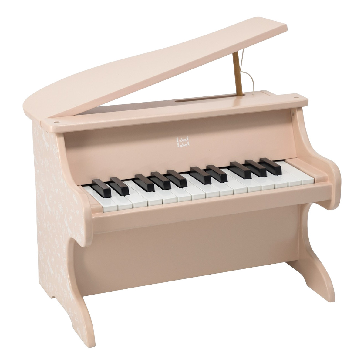 Label Label Roze Houten Piano