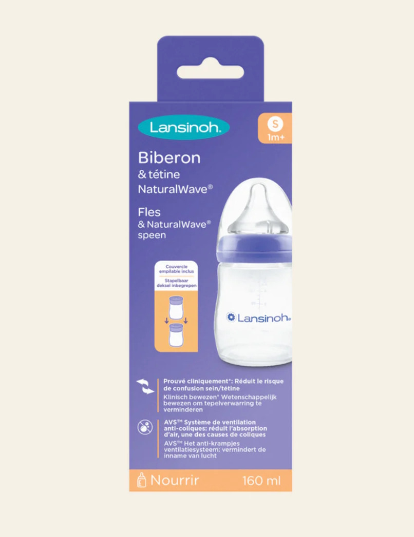 Lansinoh 160 ml Natural Wave Fles