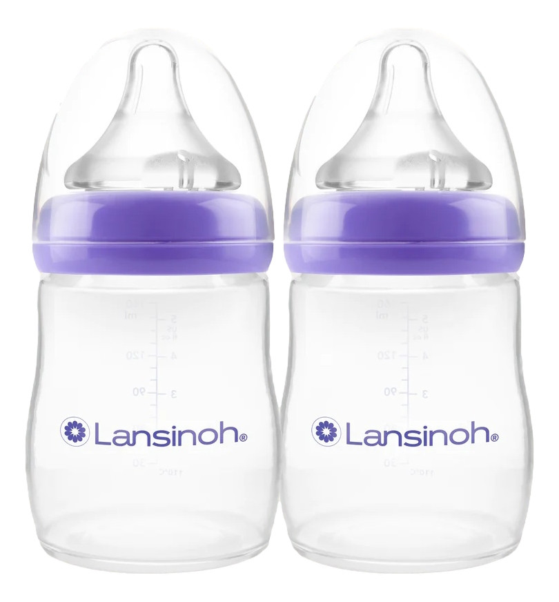 Lansinoh 2 stuks 160 ml Natural Wave Flesjes