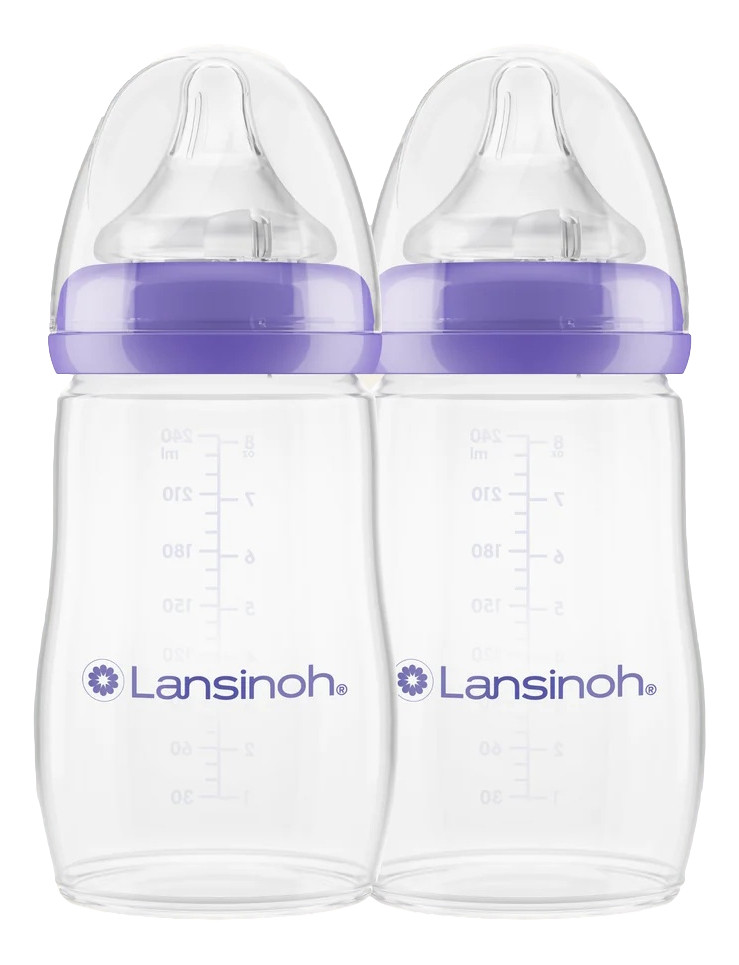 Lansinoh 2 stuks 240 ml Natural Wave Flesjes