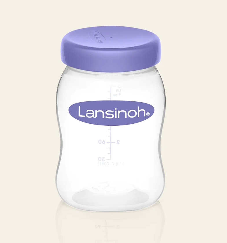 Lansinoh 4 x 160 ml Natural Wave Bewaarflesjes voor Moedermelk