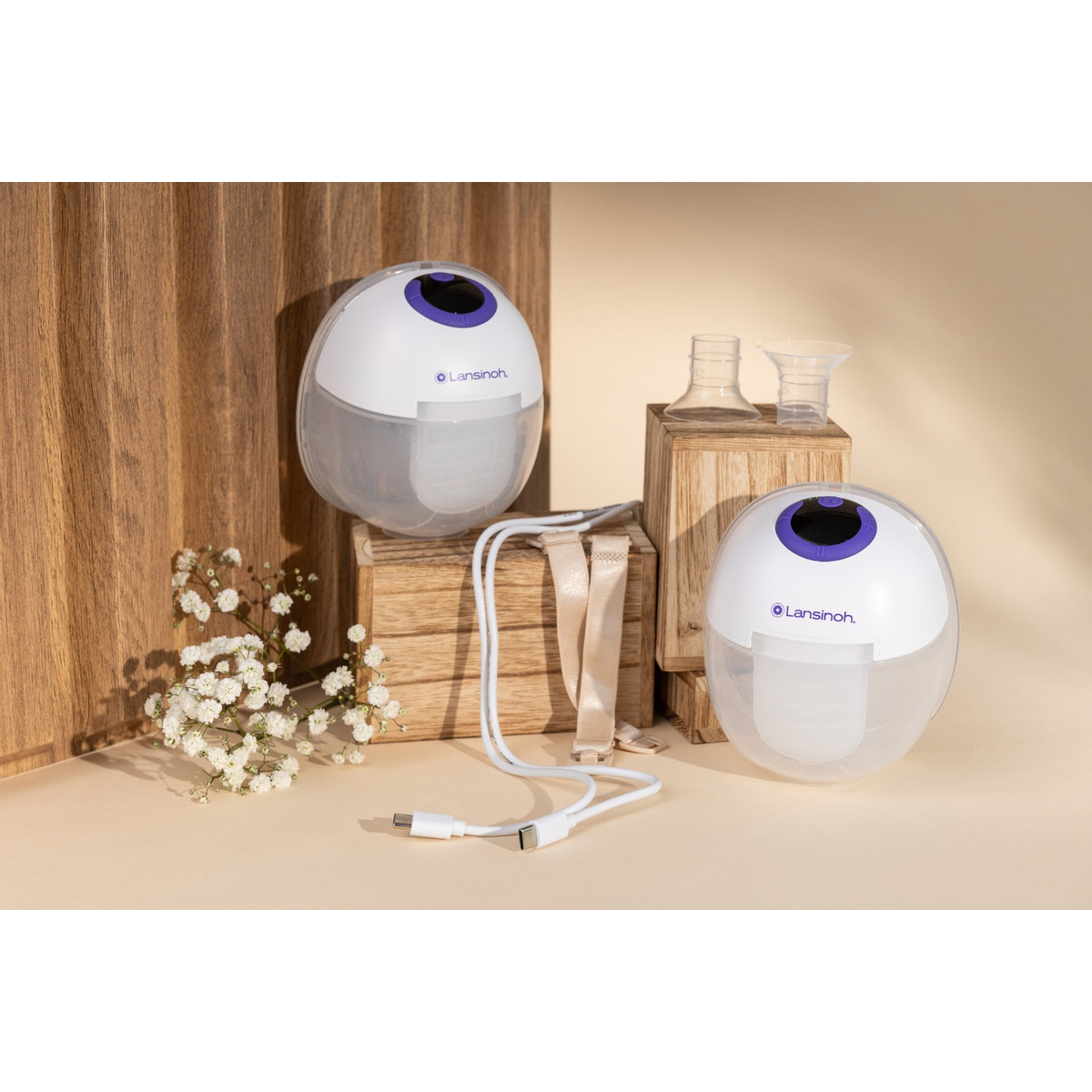 Lansinoh Hands-Free Elektrische Borstkolf