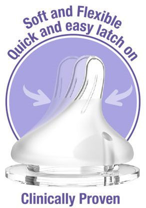 Lansinoh Natural Wave 2 Stuks Small Speen