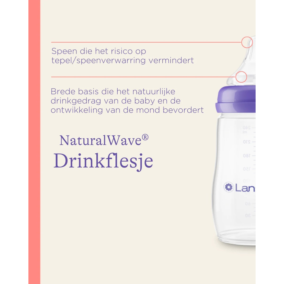 Lansinoh NaturalWave Spenen en Babyflesjes Starterset