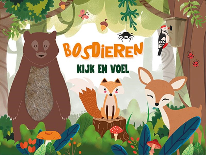 Lantaarn Bosdieren Kijk- en Voelboek