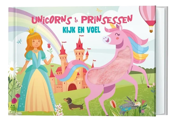 Lantaarn Unicorns & Prinsessen Kijk- en Voelboek