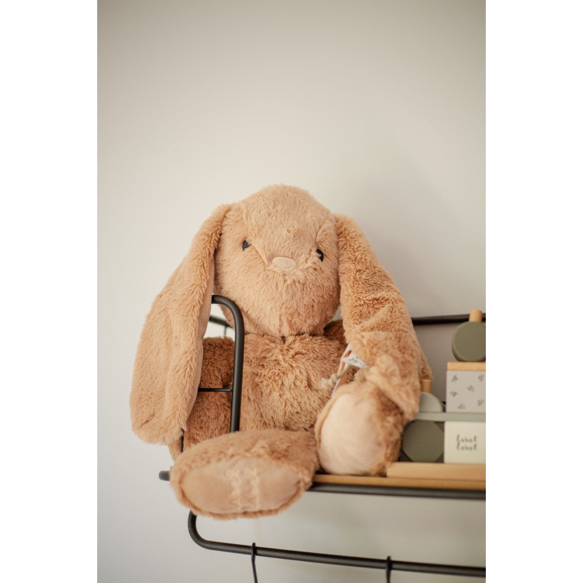 Label Label Rabbit Rosa Blauw 34 cm Knuffel