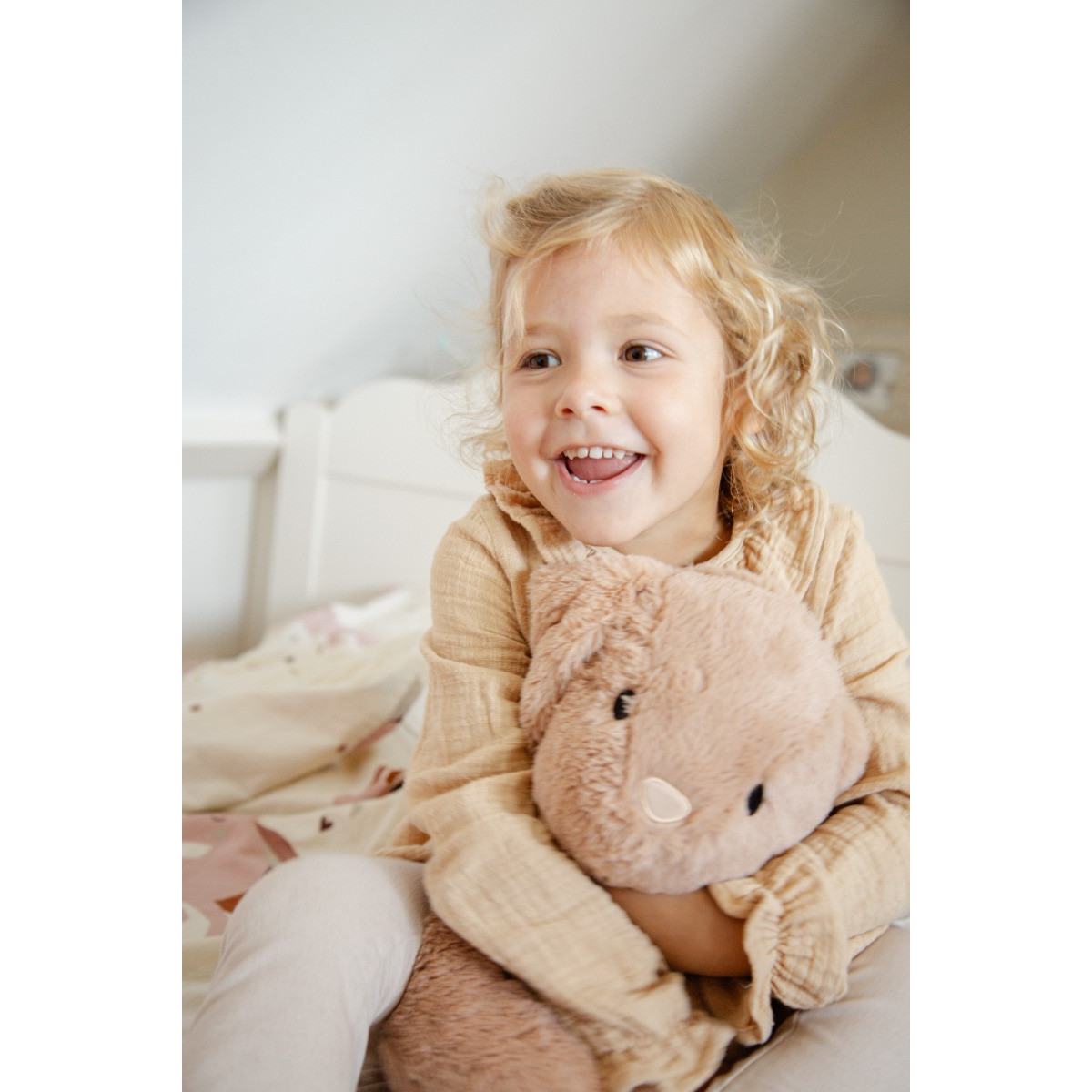 Label Label Rabbit Rosa Blauw 34 cm Knuffel