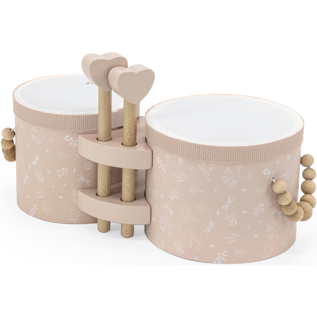 Label Label Roze Houten Bongo's