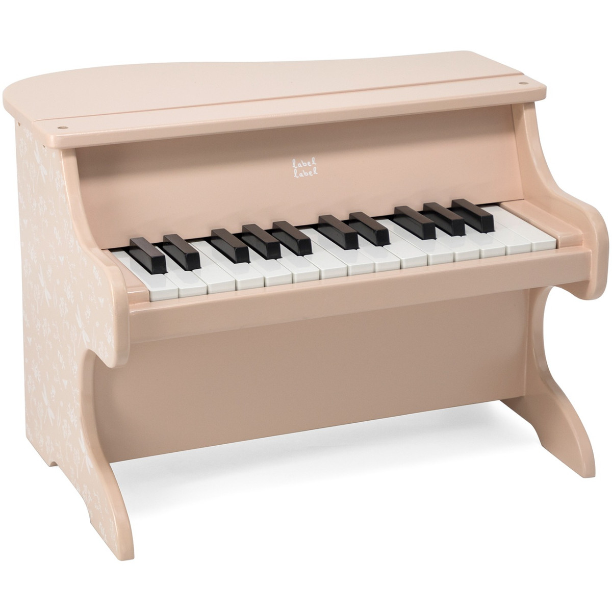 Label Label Roze Houten Piano