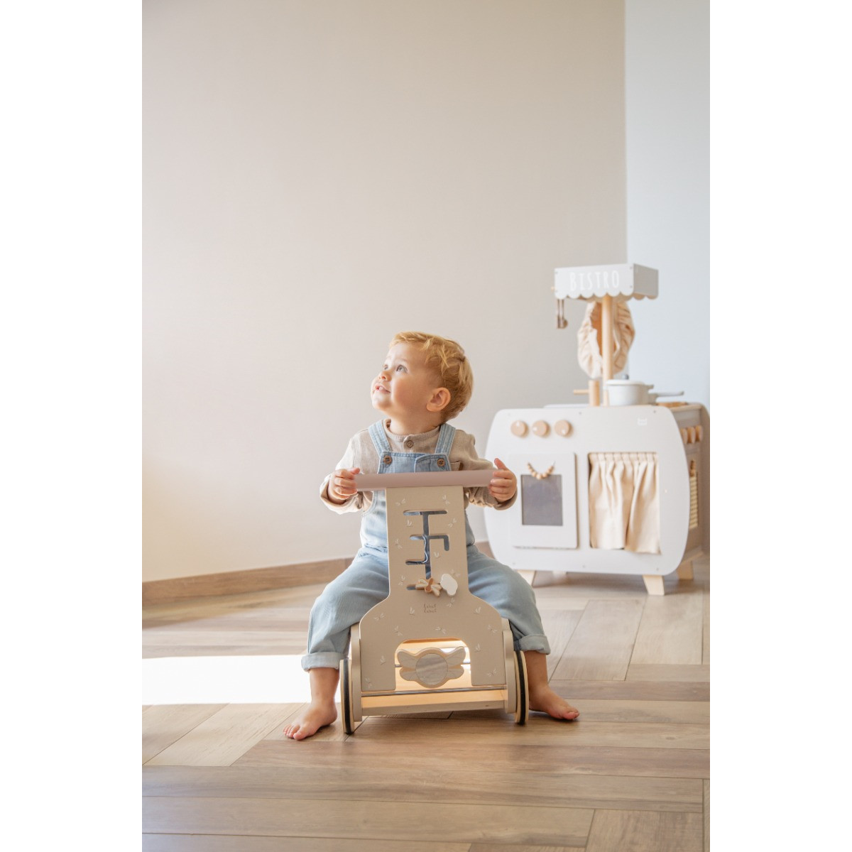 Label Label Nougat Houten 3-in-1 Looptrainer / Loopauto