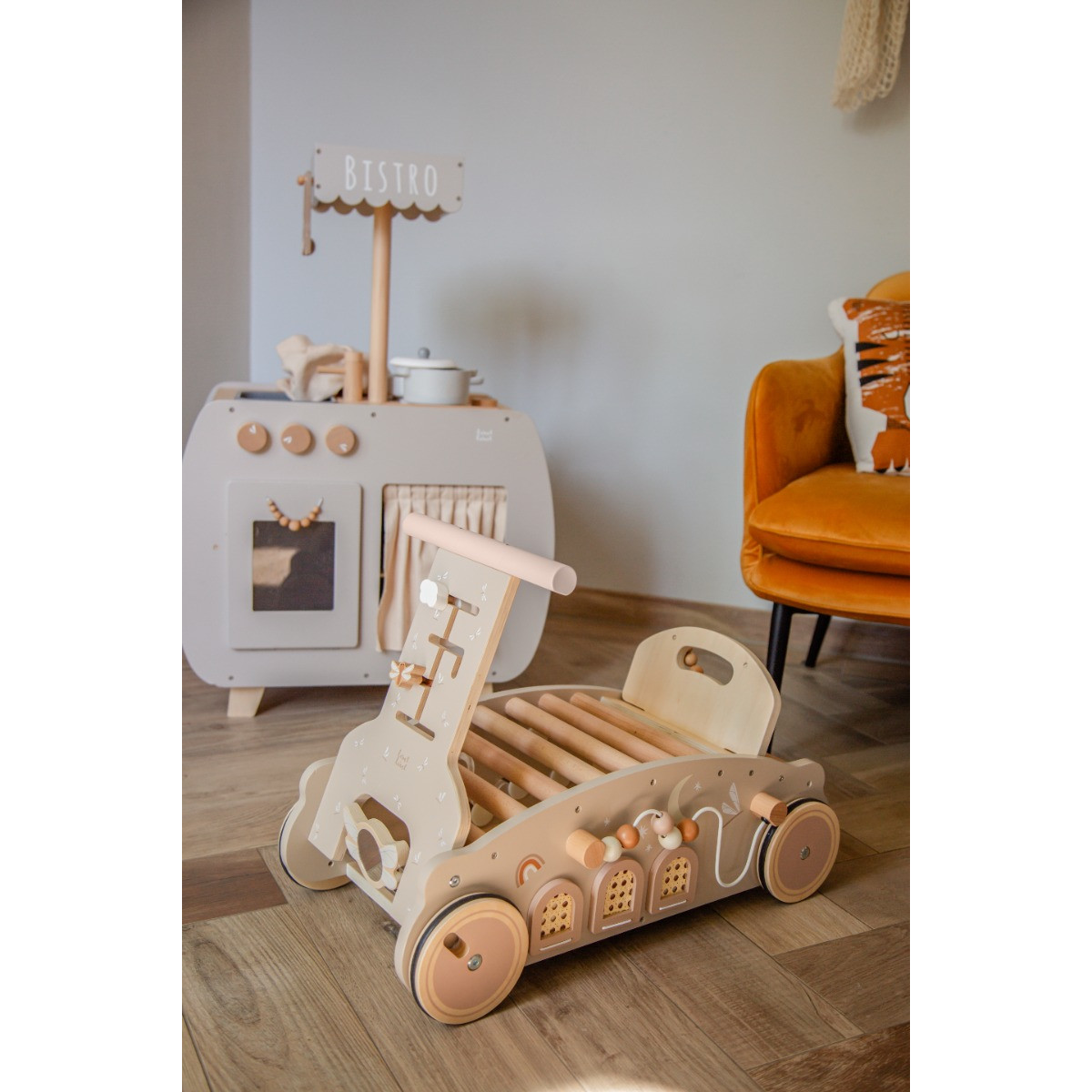 Label Label Nougat Houten 3-in-1 Looptrainer / Loopauto