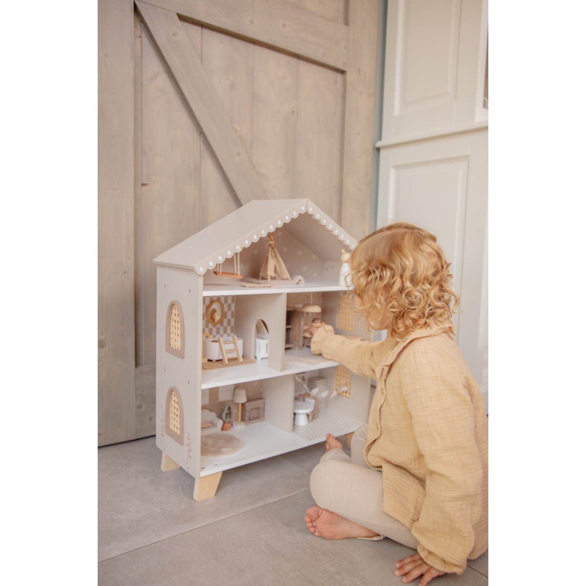 Label Label Nougat Houten Poppenhuis