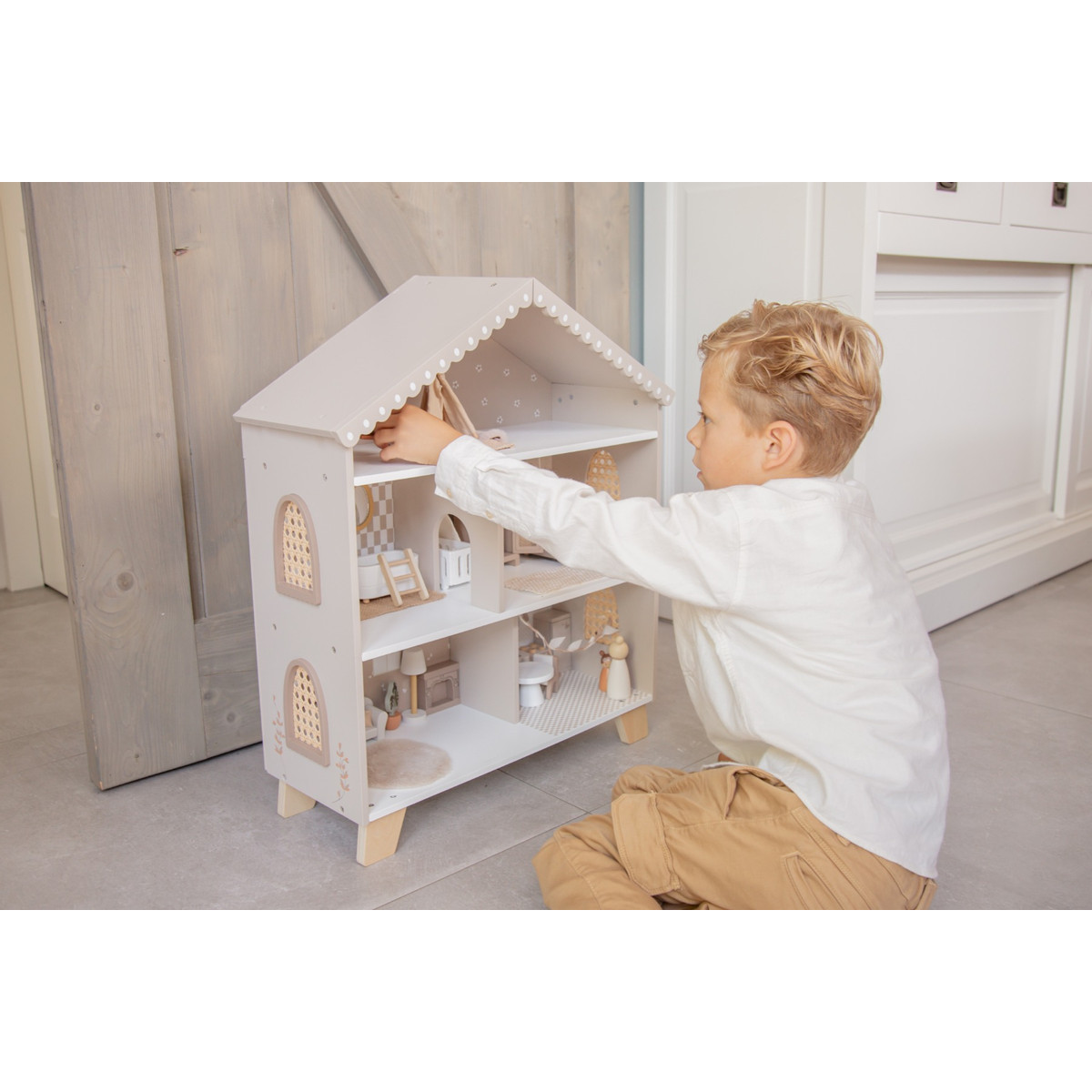 Label Label Nougat Houten Poppenhuis