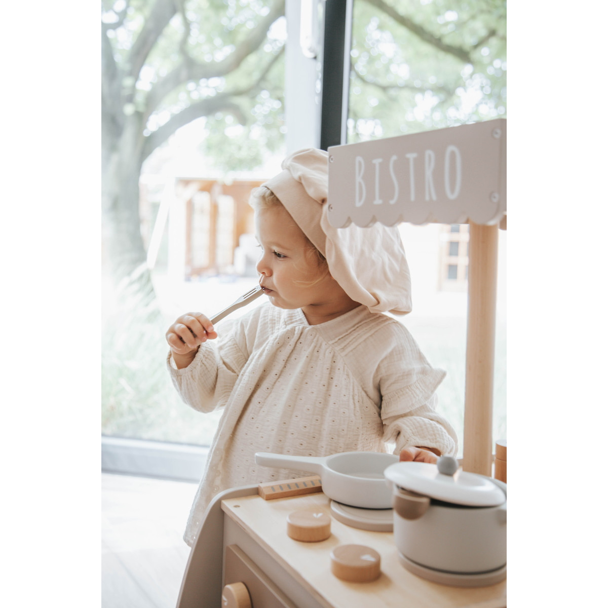 Label Label Nougat Houten Bistro Keuken