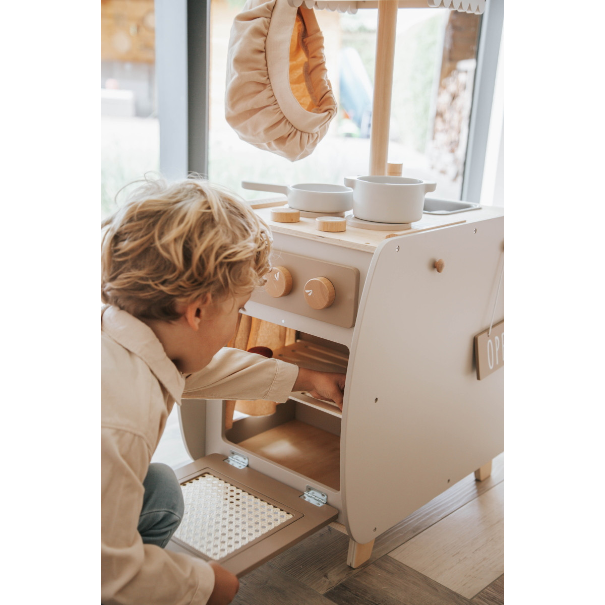 Label Label Nougat Houten Bistro Keuken