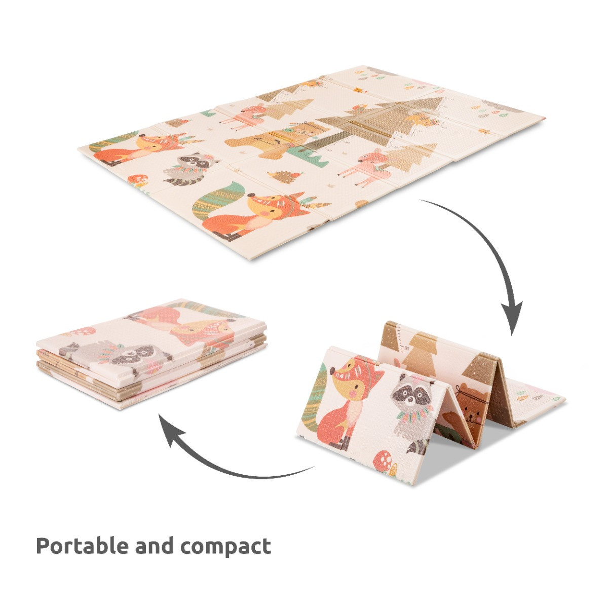 Lorelli Home & Stars 120x180 cm Omkeerbare Speelmat