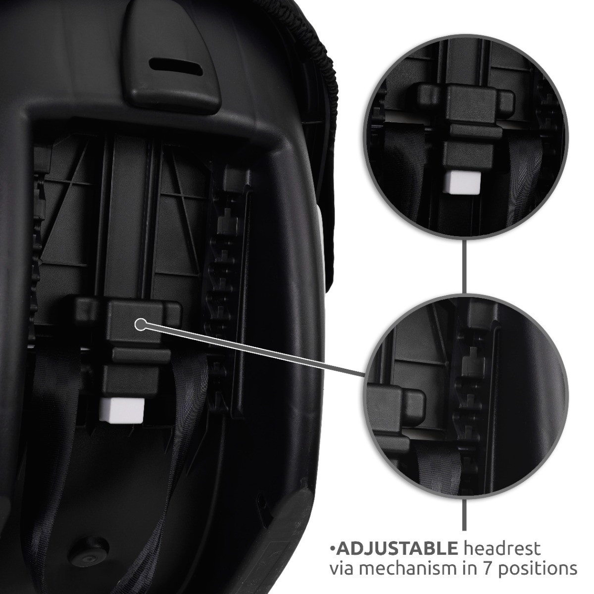 Lorelli Aria Luxe Black 40-87 cm i-Size Autostoel