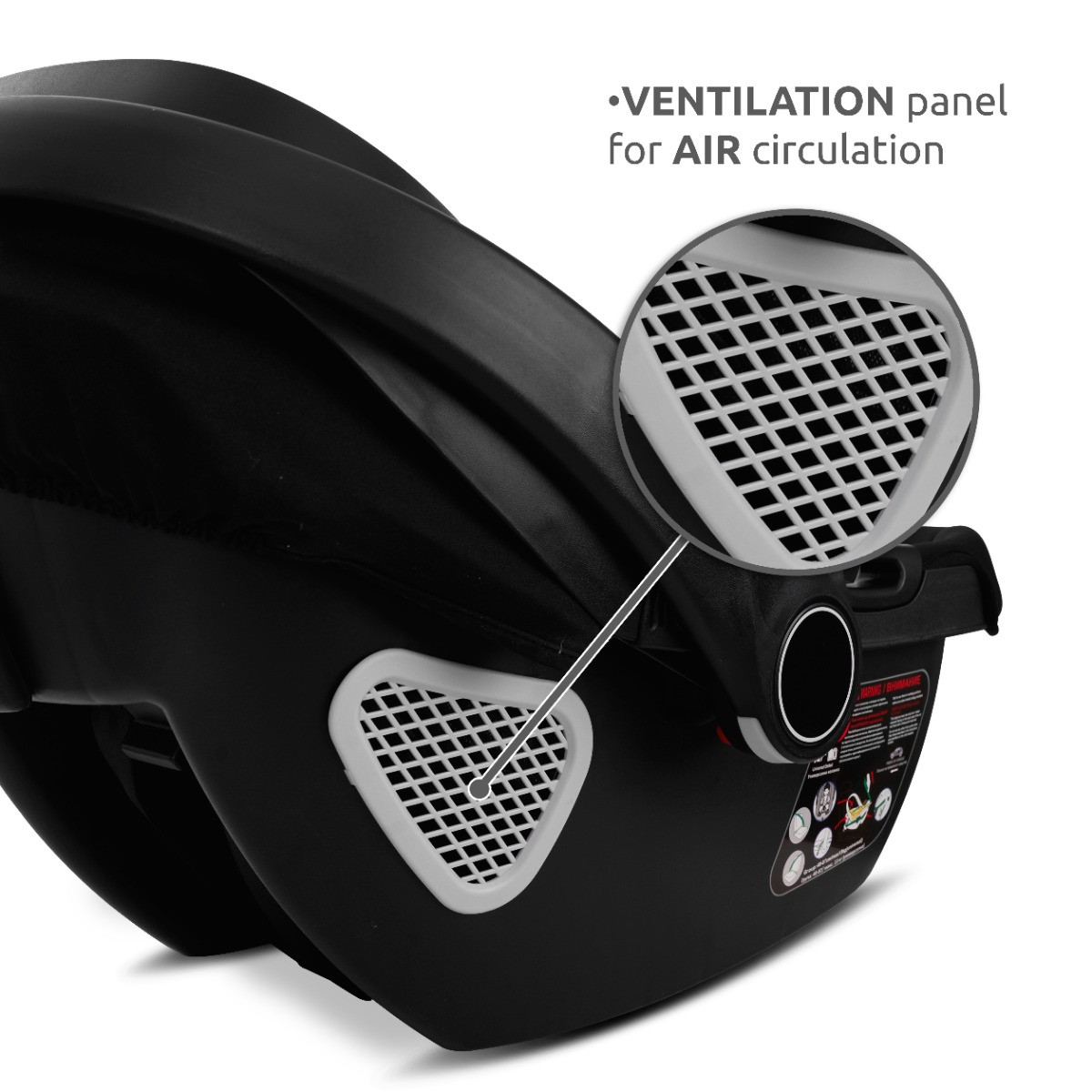 Lorelli Aria Luxe Black 40-87 cm i-Size Autostoel