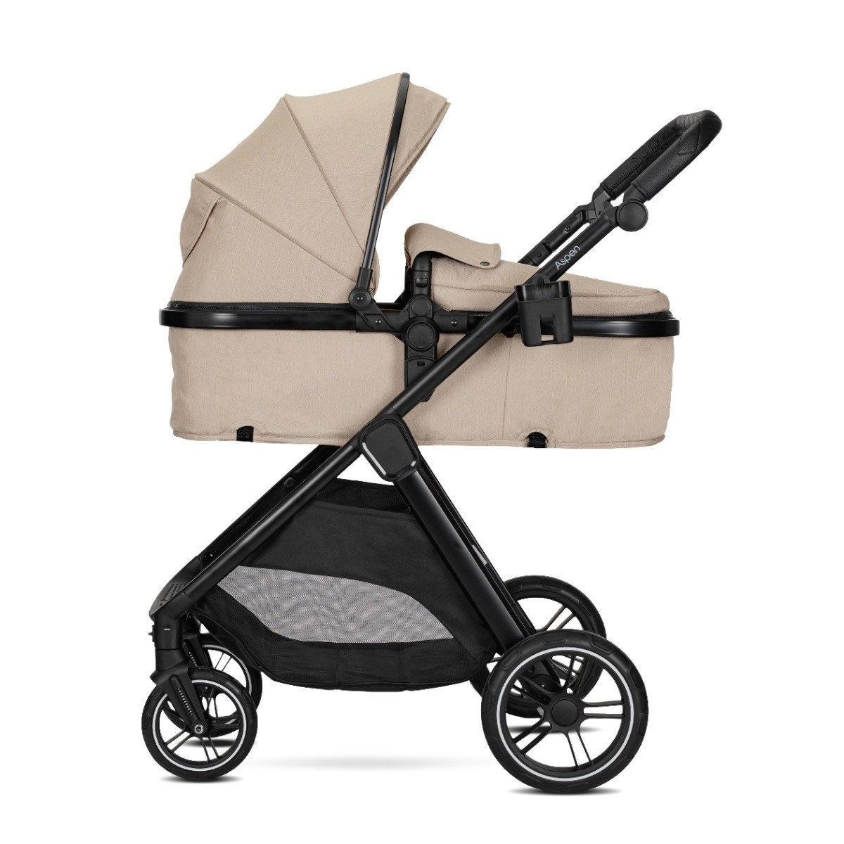 Lorelli Aspen Cappuccino 3-in-1 Combi Kinderwagen met i-Size Autostoel
