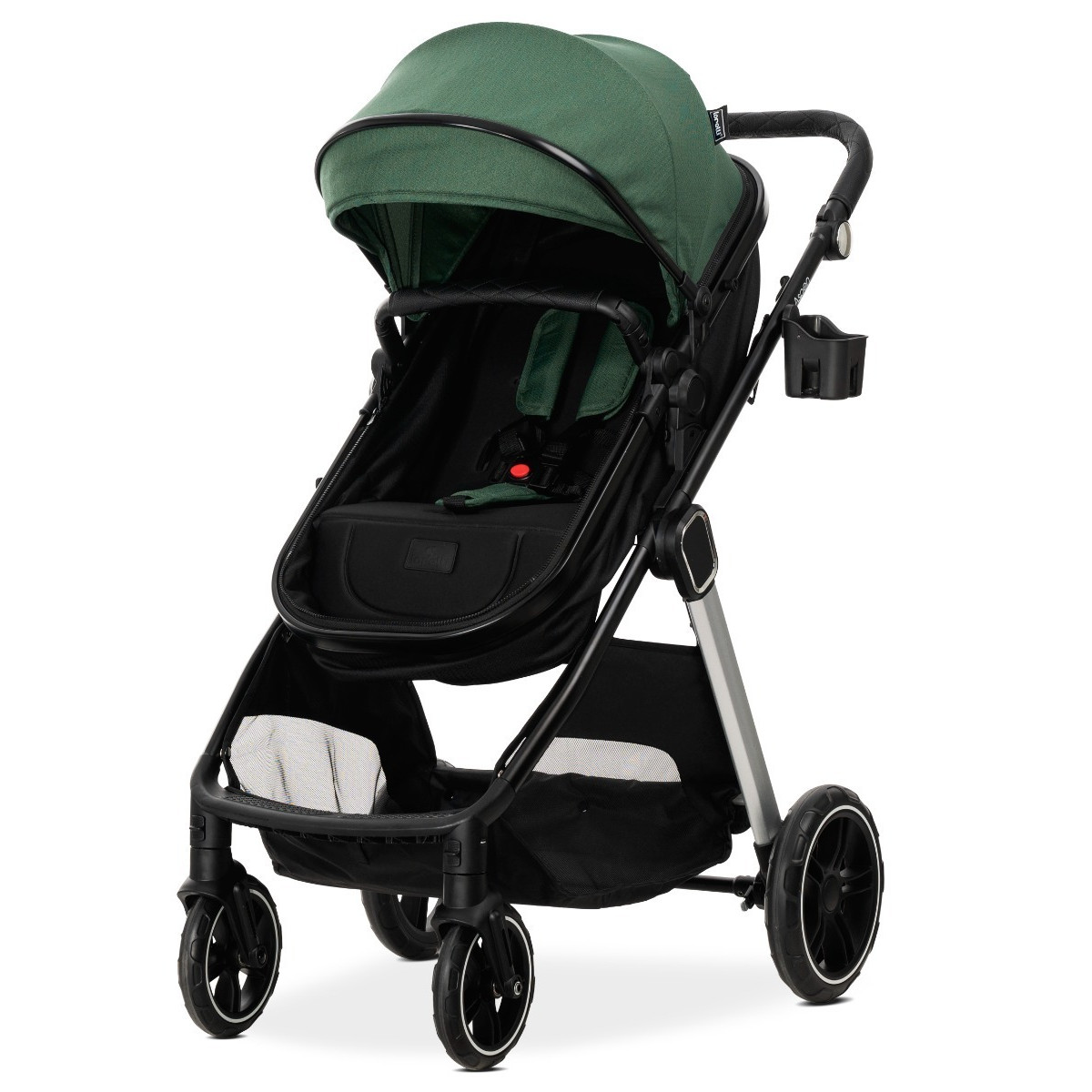 Lorelli Aspen Green 3-in-1 Combi Kinderwagen met i-Size Autostoel
