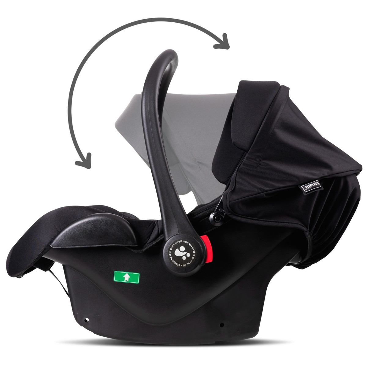Lorelli Aspen Grey 3-in-1 Combi Kinderwagen incl. i-Size Autostoel
