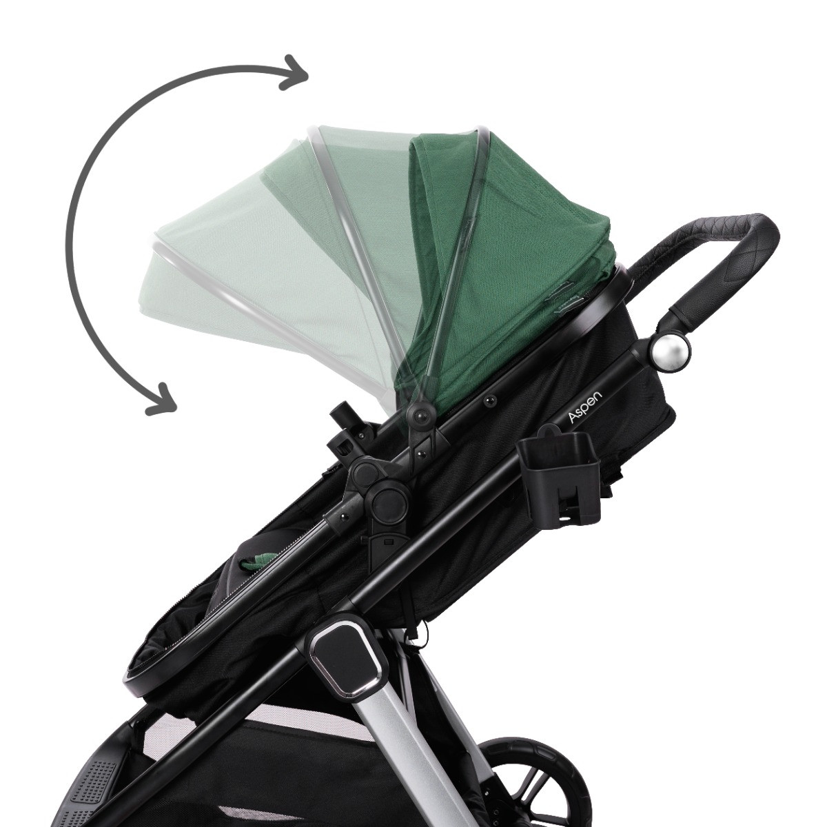 Lorelli Aspen Grey 3-in-1 Combi Kinderwagen incl. i-Size Autostoel