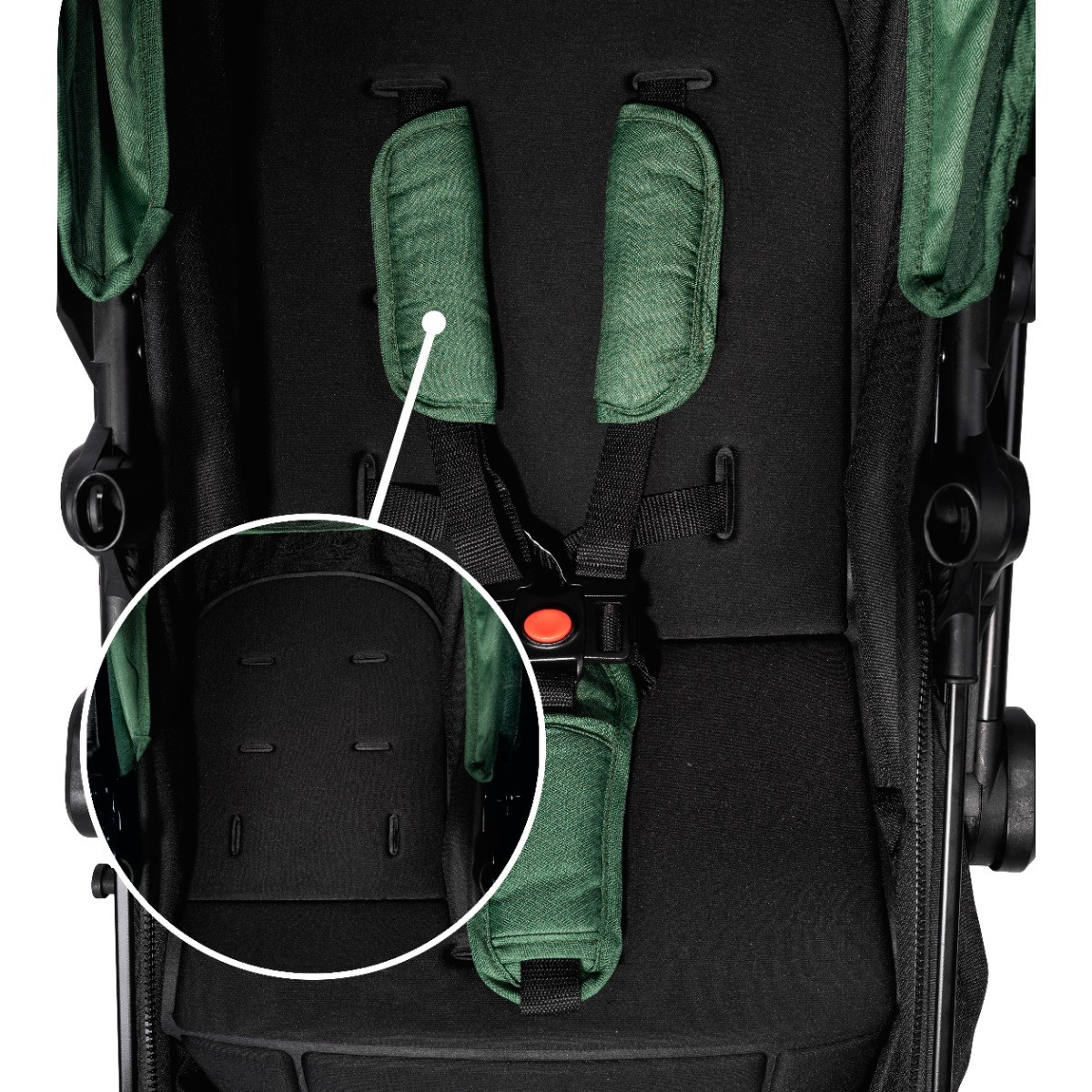Lorelli Aspen Green 3-in-1 Combi Kinderwagen met i-Size Autostoel