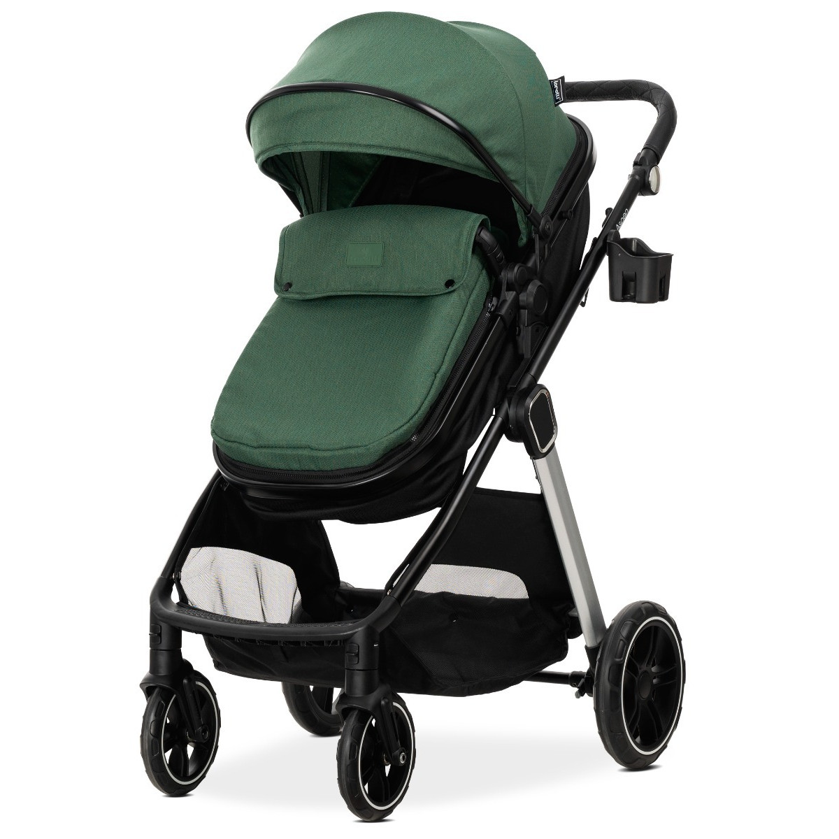 Lorelli Aspen Green 3-in-1 Combi Kinderwagen met i-Size Autostoel