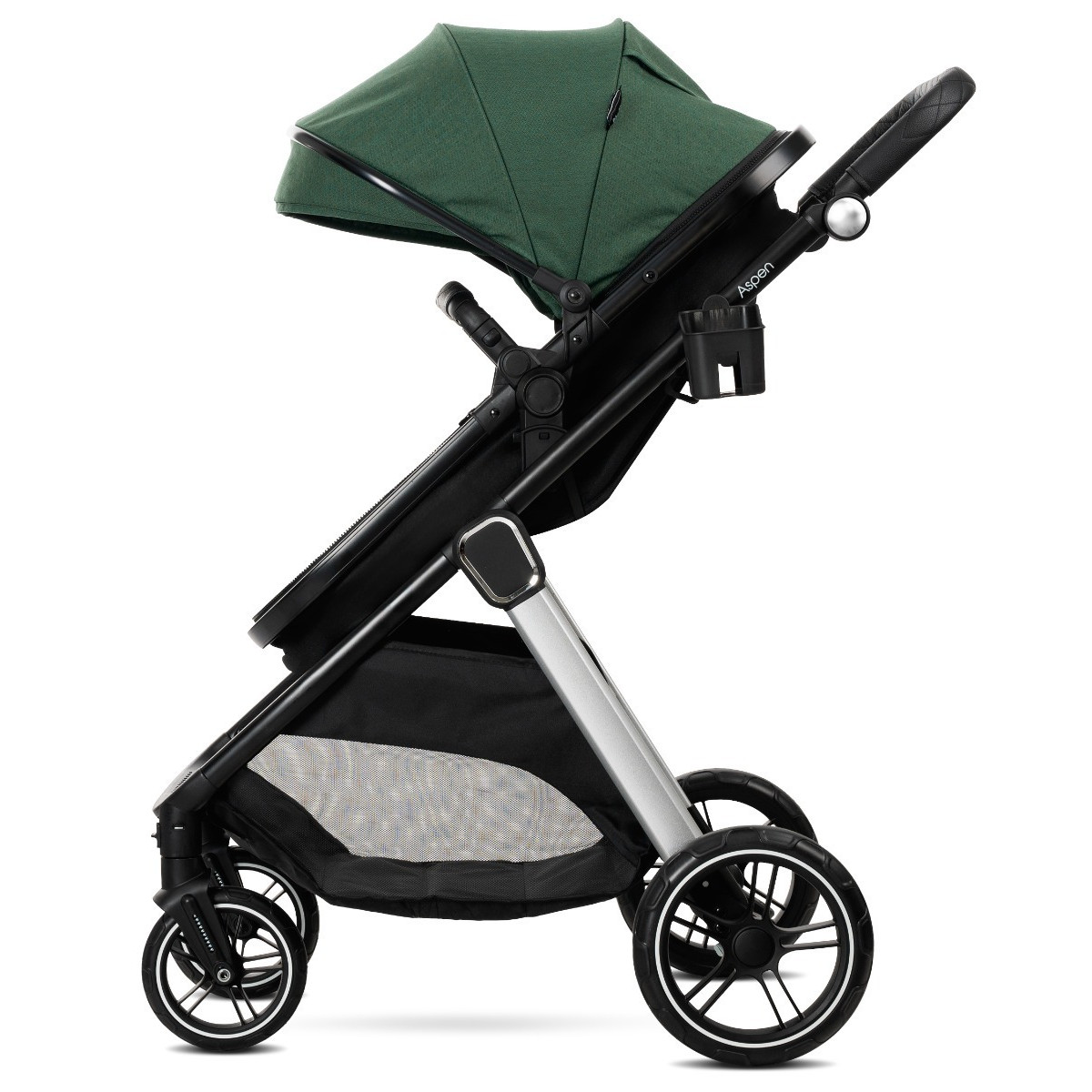 Lorelli Aspen Green 3-in-1 Combi Kinderwagen met i-Size Autostoel