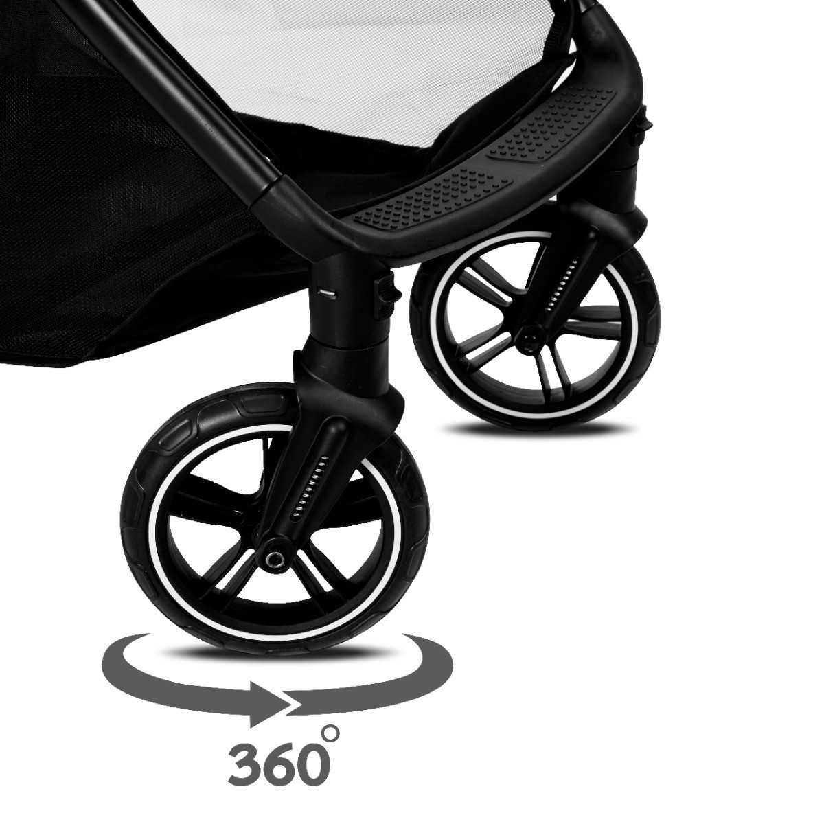 Lorelli Aspen Grey 3-in-1 Combi Kinderwagen met i-Size Autostoel
