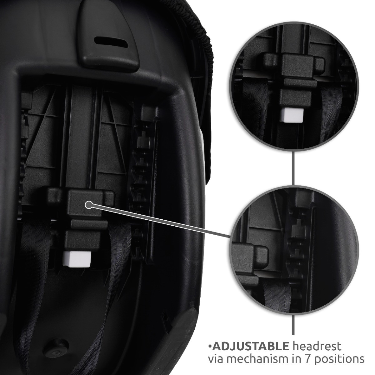 Lorelli Bianca Black 3-in-1 Kinderwagen incl. i-Size Autostoel