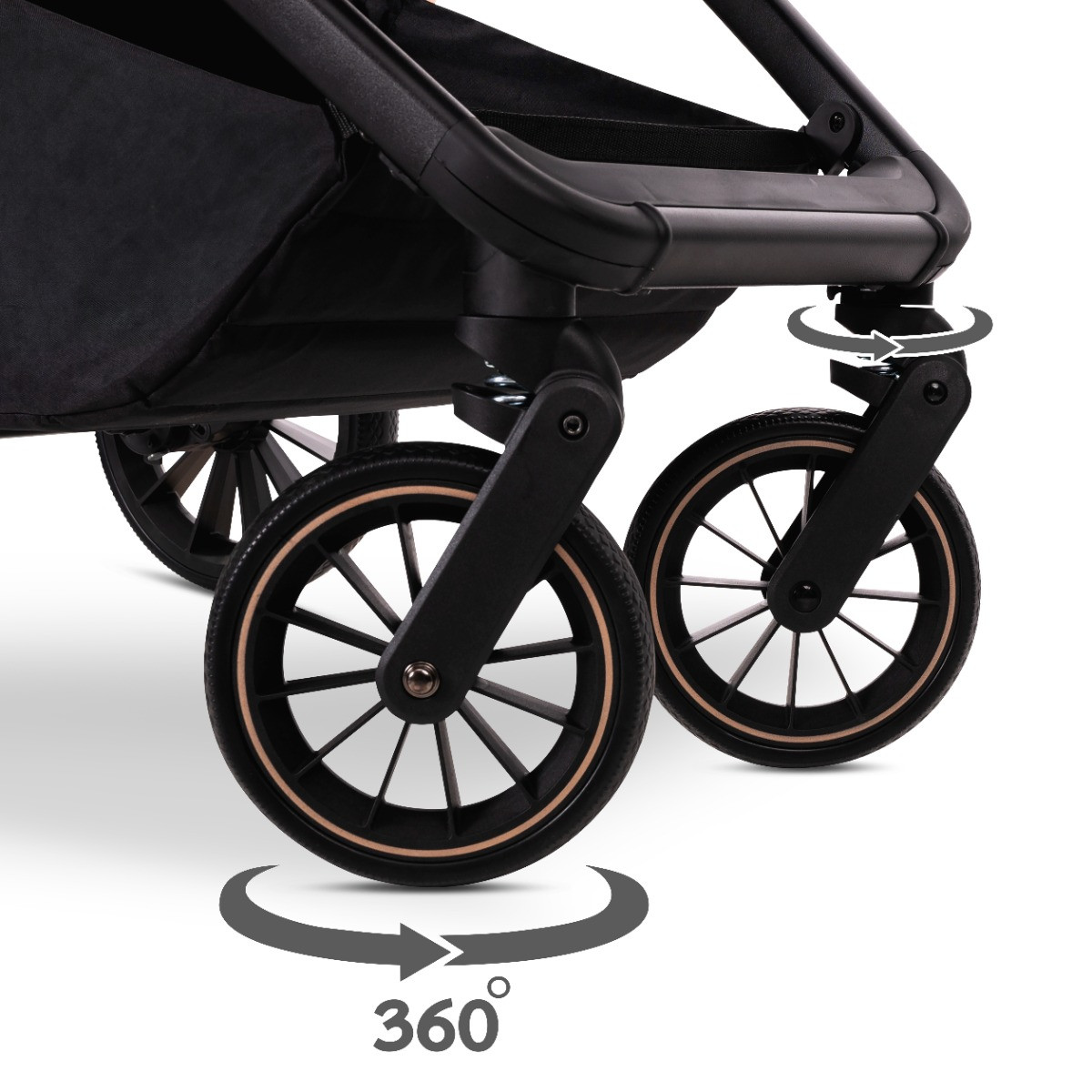 Lorelli Bianca Beige Latte 3-in-1 Kinderwagen incl. i-Size Autostoel