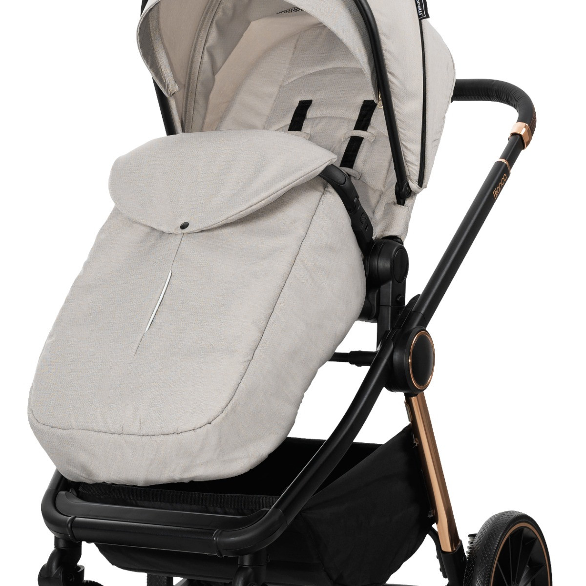 Lorelli Bianca Beige Latte 3-in-1 Kinderwagen incl. i-Size Autostoel
