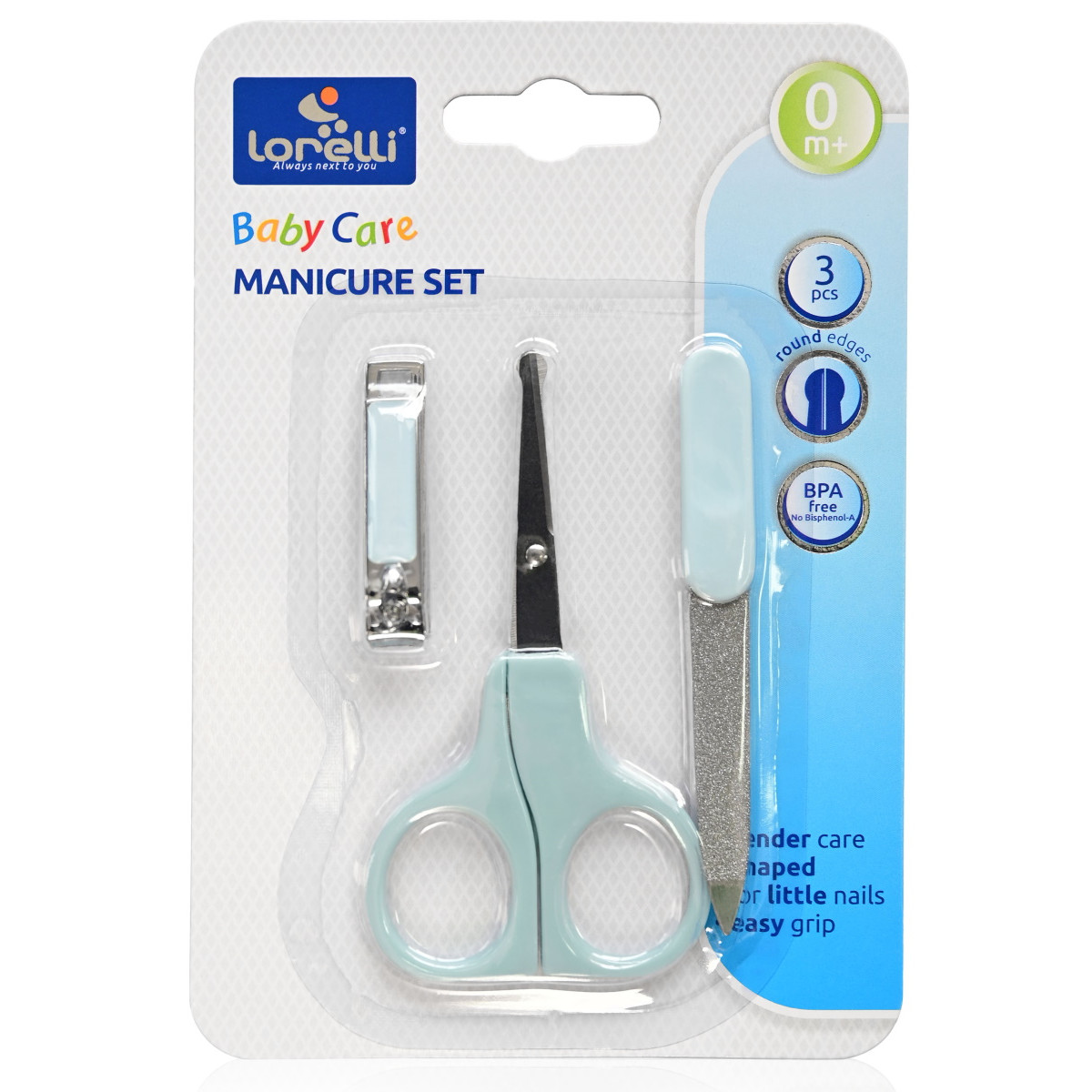 Lorelli Blauw Baby Manicureset