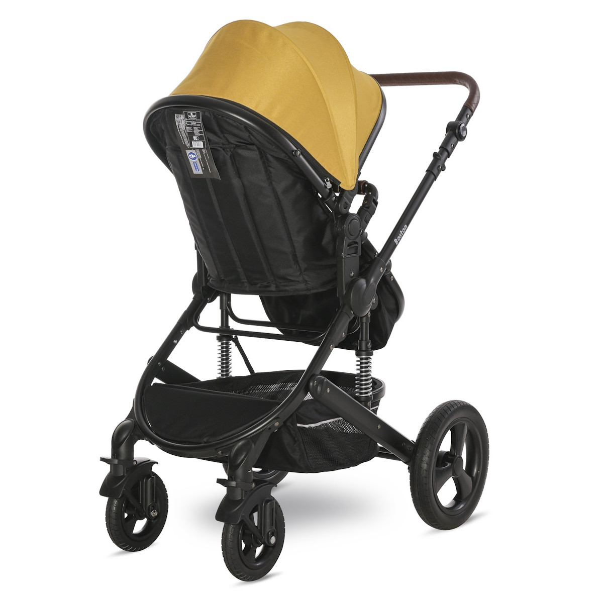 Lorelli Boston Lemon Curry 3-in-1 Kinderwagen met Spirit Autostoel