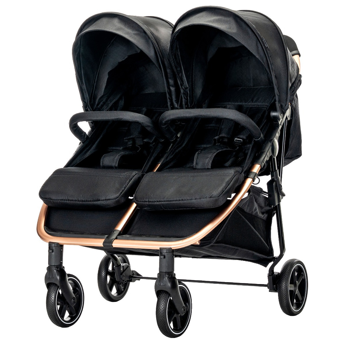 Lorelli Duo Black/Gold Duowagen incl. Luiertas