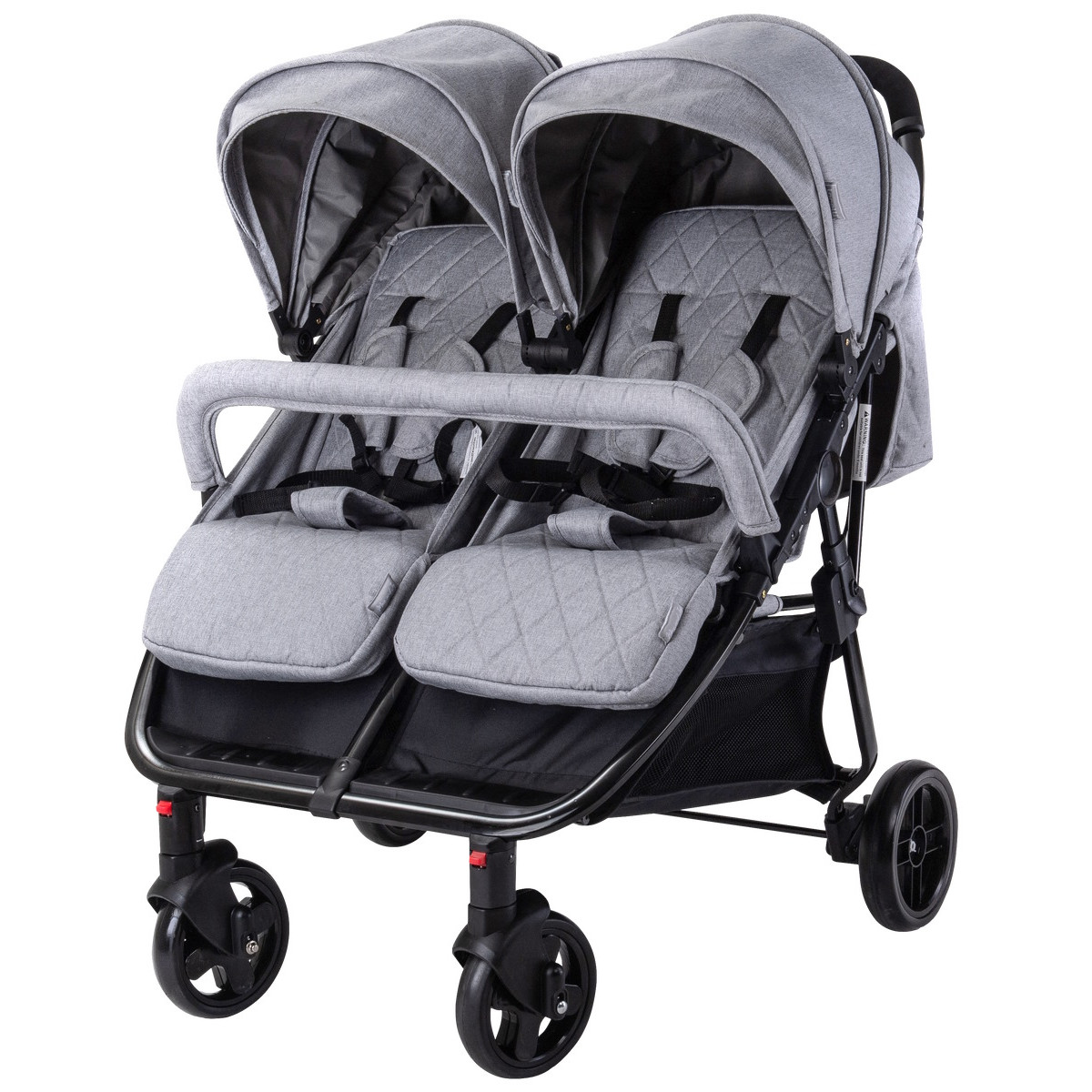 Lorelli Duo Cool Grey Duowagen incl. Luiertas