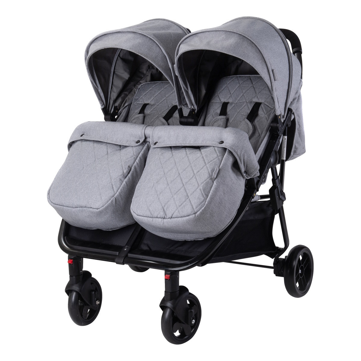 Lorelli Duo Cool Grey Duowagen incl. Luiertas