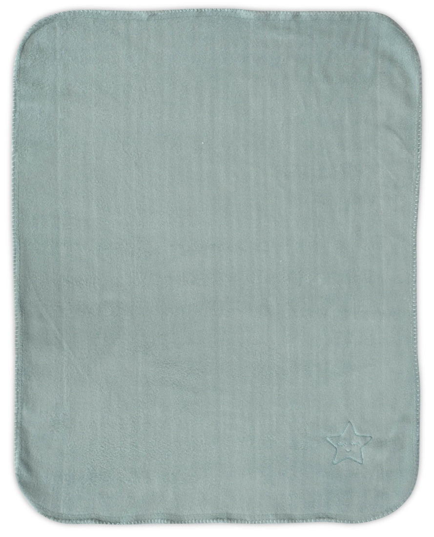 Lorelli Fleece Mint Star 75x100cm Wiegdeken